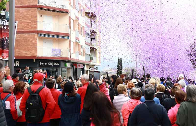 Participación en la caminata por el Día de la Mujer